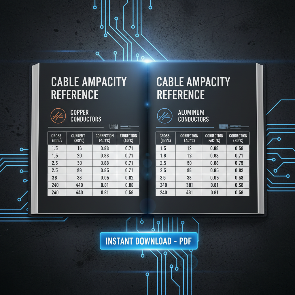 Cable Ampacity Quick Reference Chart